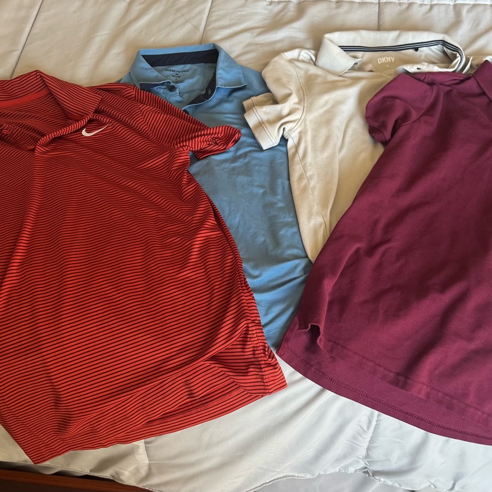 Nike and other brands Mens Small Polo Shirts
